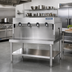 Thumbnail image #2 for 60-Inch Stainless Steel Equipment Stand with Undershelf for ICB-6027