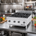 Thumbnail image #2 for Garland US Range UT Counter UTOG24-4 24-Inch Heavy-Duty Gas Countertop Hot Plate with 4 Open Burners