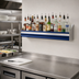 Thumbnail image #2 for Advance Tabco Prestige Supreme Single-Tier Stainless Steel Speed Rail, 72-Inch, 18-Bottle Capacity