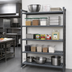 Thumbnail image #2 for Cambro Camshelving Basics Plus 5-Tier Add-On Polymer Shelving Unit, 60
