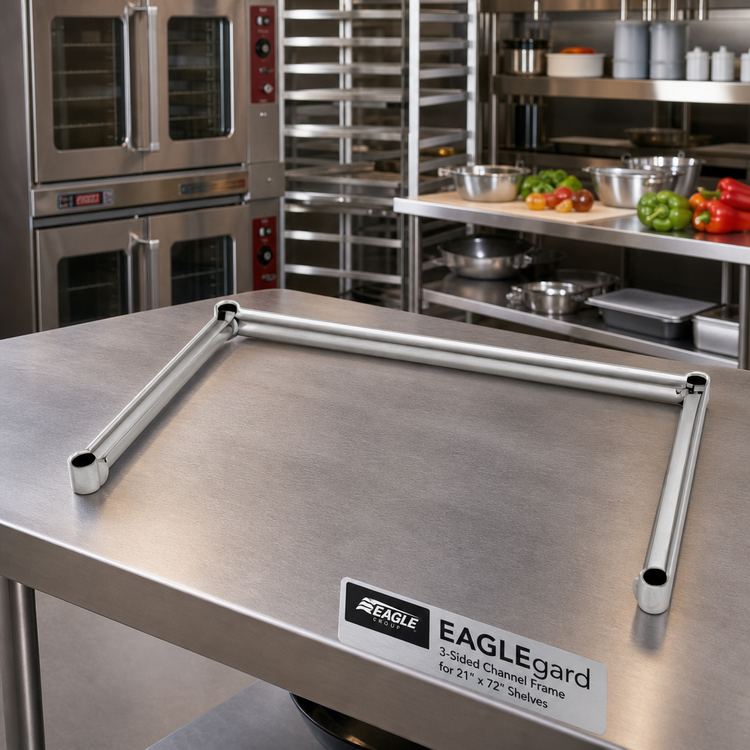 Product image #2 for EAGLEgard 3-Sided Channel Frame for 21 x 72-Inch Shelves