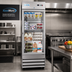 Thumbnail image #2 for KoolMore 29-Inch One-Section Glass Door Reach-In Refrigerator, 21 Cu. Ft., Bottom-Mount Self-Contained, Stainless Steel