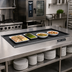 Thumbnail image #2 for Vollrath 62-Inch Recessed Drop-In Heated Warming Shelf, Dual Zone, Black Aluminum Hardcoat, 120V