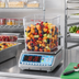 Thumbnail image #2 for Edlund Bravo! High Profile Digital Portion and Light Receiving Scale, 30 lb Capacity, Stainless Steel Platform
