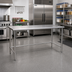 Thumbnail image #2 for BlendPort Deluxe Series 60-Inch x 30-Inch Flat Top Stainless Steel Work Table with Open Stainless Steel Tubular Base