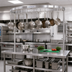 Thumbnail image #2 for Advance Tabco SWT-72 72-Inch Table-Mounted Semi-Circular Stainless Steel Pot Rack with 18 Hooks