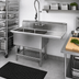 Thumbnail image #2 for John Boos Pro-Bowl 2-Compartment Commercial Sink with Right Drainboard, 30 x 24 x 12 Inch Bowls