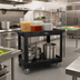 Thumbnail image #2 for Rubbermaid Commercial Products Black Polyethylene 2-Shelf Utility Bus Cart, 500 lb. Capacity
