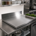 Thumbnail image #2 for John Boos Stainless Steel Countertop with 6-Inch Boxed Backsplash, 12 x 25 x 1-1/2 Inch