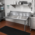 Thumbnail image #2 for Advance Tabco Right-Hand Straight Clean Dish Table, 83 x 30 Inches, 10-1/2 Inch Backsplash, 304 Stainless Steel