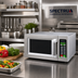 Thumbnail image #2 for Spectrum Commercial Countertop Microwave Oven, 0.9 Cu. Ft., 1000W, Touch Control