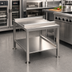 Thumbnail image #1 for Alto-Shaam Stainless Steel Equipment Stand with Lower Shelf and Seismic Feet