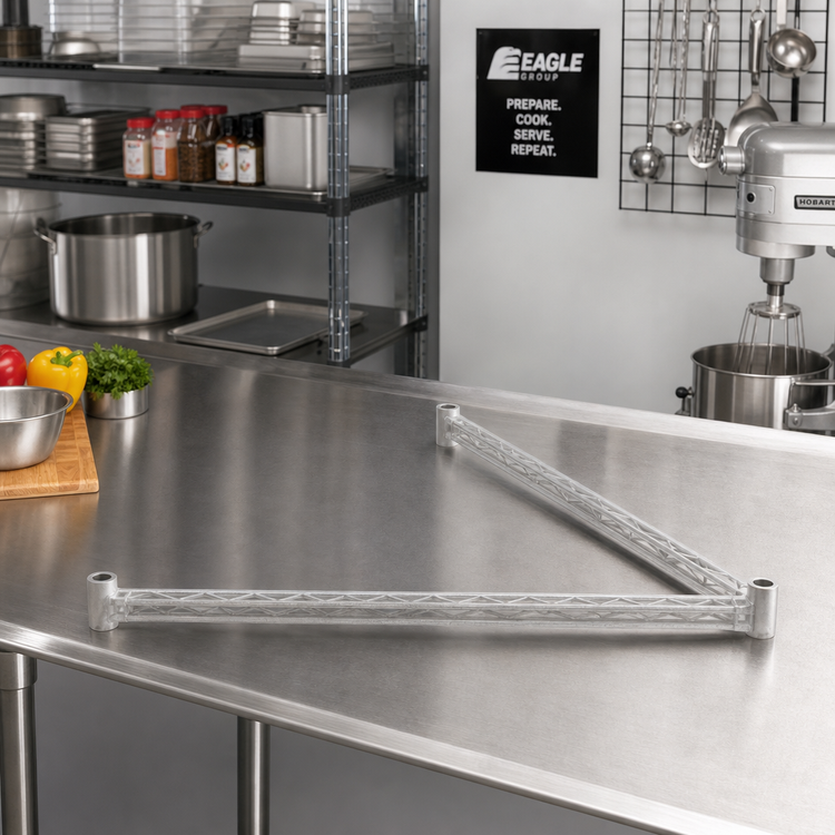 Product image #2 for Eagle Group 3-Sided Double Truss Frame, 36 x 24 Inches, Stainless Steel