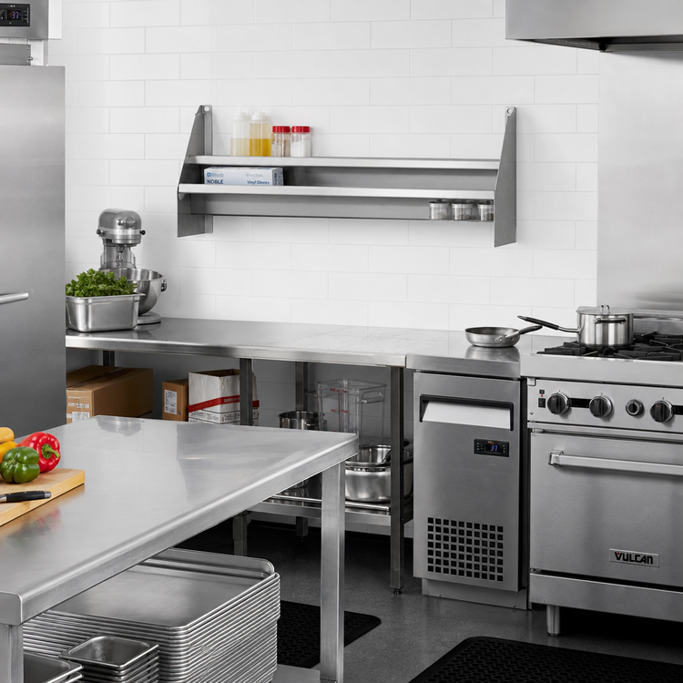 Product image #2 for CHOICE 62-Inch x 10-Inch Double Speed Rail with Keyhole Mounting, Stainless Steel