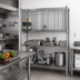 Thumbnail image #2 for Eagle Group Stainless Steel Security Enclosure Kit with Hinged Doors, 36 x 21 Inches