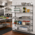 Thumbnail image #2 for Metro Super Erecta Super Adjustable Chrome Plated Add-On Wire Shelving Unit, 42W x 24D x 74H, 5 Shelves
