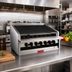 Thumbnail image #2 for MagiKitch'n 24-Inch Low Profile Countertop Radiant Gas Charbroiler with Round Rod Top Grate