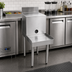 Thumbnail image #2 for CHOICE by Glastender Freestanding Stainless Steel Blender Station with Filler Board, Backsplash, and 10-Inch Blender Shelf, 18