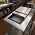 Thumbnail image #2 for BK Resources Drop-In Ice Bin with Sliding Cover, Without Cold Plate, 304 Stainless Steel