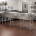 Thumbnail image #2 for Advance Tabco FS-FM-120 120-Inch Freestanding 6-Station Multiwash Hand Sink