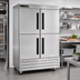 Thumbnail image #2 for Traulsen Centerline CLBM-49F-HS-RR Two-Section Reach-In Freezer, Self-Contained Bottom Mount, Half-Height Solid Doors, Right/Right Hinges, 43.88 Cu. Ft.