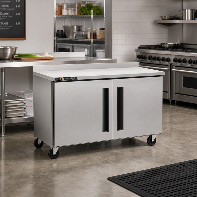 Product image #2 for Centerline 60-Inch Two-Section Compact Worktop Freezer with Solid Left/Left Doors