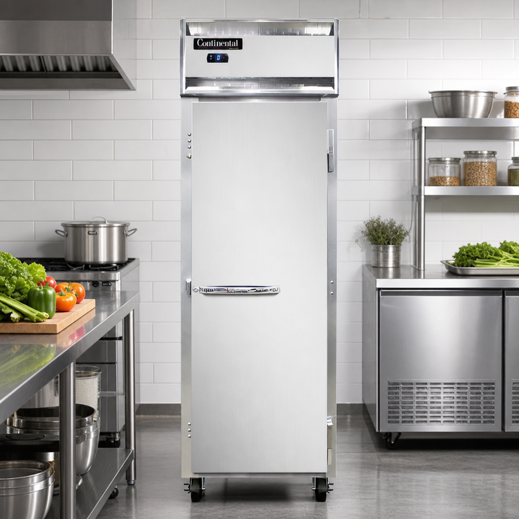 Product image #2 for Continental Refrigerator 1FSN One-Section Shallow Depth Reach-in Freezer