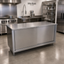 Thumbnail image #2 for John Boos 84 Inch x 36 Inch Stainless Steel Enclosed Work Table with Sliding Doors