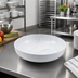 Thumbnail image #3 for American Metalcraft White Marble Melamine Serving Bowl, 235 oz., 14-3/4 Inch Dia.