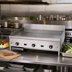 Thumbnail image #2 for Jade Range (Middleby) Supreme JGM-2472 72-Inch Gas Countertop Griddle with 1-Inch Smooth Steel Plate and Manual Controls