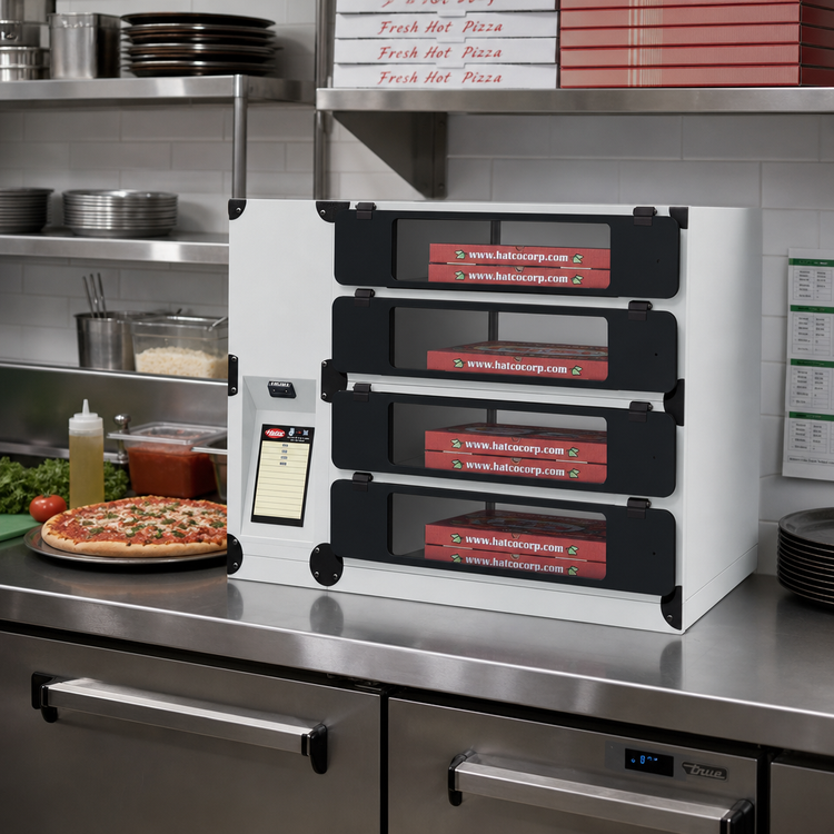Product image #2 for Hatco Flav-R 2-Go Countertop Pizza Locker System with 4 Lockers, 120V