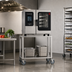 Thumbnail image #2 for Convotherm Stainless Steel Open Oven Stand with Storage Shelf for C4 6.20 and 10.20 Combi Ovens