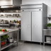 Thumbnail image #2 for Beverage-Air P-Series Dual-Temperature Two-Section Top-Mounted Reach-In Refrigerator/Freezer with Solid Doors