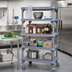 Thumbnail image #2 for Millenia 4-Shelf Mobile Polymer Shelving Starter Unit, 60W x 18D x 62H