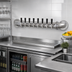 Thumbnail image #2 for Glastender Pipe Wall 8-Faucet Glycol-Cooled Draft Dispensing Tower, Wall-Mounted, Stainless Steel