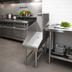 Thumbnail image #2 for Eagle Spec-Bar Freestanding Recessed Stainless Steel Workboard with Perforated Insert and Drain, 30 Inch Wide