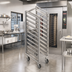 Thumbnail image #2 for Stainless Steel Single Side-Load Rack for Double Rack Oven, 20 Slides