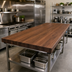 Thumbnail image #2 for Boos Block American Black Walnut Edge Grain Kitchen Countertop, 144 x 30 x 3 Inches, Penetrating Oil Finish