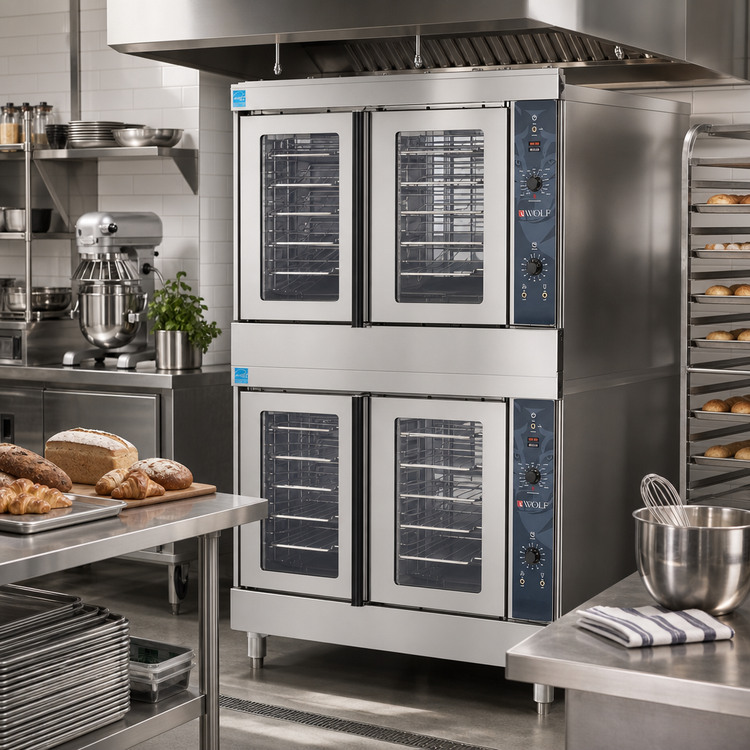 Product image #2 for Wolf WC44ED-QS-COMMANDER Double Deck Full-Size Electric Convection Oven