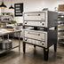 Thumbnail image #2 for Peerless CW42B Double-Stacked Gas Deck Oven with 42