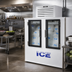 Thumbnail image #2 for Fogel Indoor Bagged Ice Merchandiser, 60 Cu. Ft., 2 Glass Doors, Top-Mounted Self-Contained Refrigeration