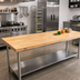 Thumbnail image #2 for John Boos 144-Inch x 30-Inch x 1-3/4-Inch Thick Edge Grain Maple Work Table Top