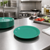 Thumbnail image #3 for Sierrus Meadow Green Round Melamine Salad Plate, 7-1/2-Inch Wide Rim