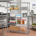 Thumbnail image #2 for Quantum WR86-3648S 48 Inch W x 36 Inch D x 86 Inch H 304 Stainless Steel Wire Shelving Starter Kit (4 Shelves, NSF)