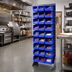Thumbnail image #2 for Quantum 18 Inch x 12-1/2 Inch x 66 Inch Gray Enamel Coated Louvered Steel Rack, 375 lb. Capacity