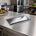 Thumbnail image #2 for Atlas Metal Drop-In Single Urn Drain with 24-Inch Stainless Steel Trough