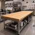 Thumbnail image #2 for Boos Block 108 Inch x 42 Inch Edge Grain Maple Kitchen Countertop with Varnique Finish
