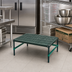 Thumbnail image #2 for QuadPLUS Mobile Dunnage Rack with 3-Sided Frame and Louvered Polypropylene Mat, 24 x 21 x 14 Inches, 800 lb Capacity