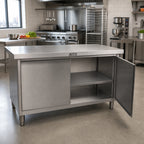 Thumbnail image #2 for John Boos EBRS-2460 Removable Intermediate Shelf, 60"W x 24"D, 18-Gauge 300 Series Stainless Steel