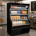 Thumbnail image #2 for Howard-McCray 32E Series 98-Inch Dairy Open Merchandiser, Open Front, Self-Contained Refrigeration, LED Lighting, Black
